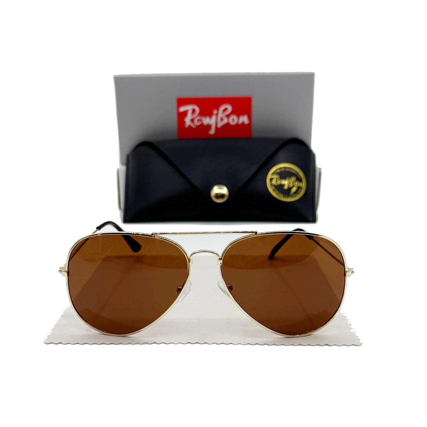 Fashion Brand Classic Pilot Men Sunglasses Vintage Metal Ray Sun Glasses Women Driving Male Shades UV400