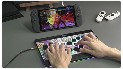 Haute42 Magnetic C16-S Joystick Hitbox Leverless Controller Stickless Arcade Stick Keyboard For PC/PS4/PS5/Switch Fight Sticks