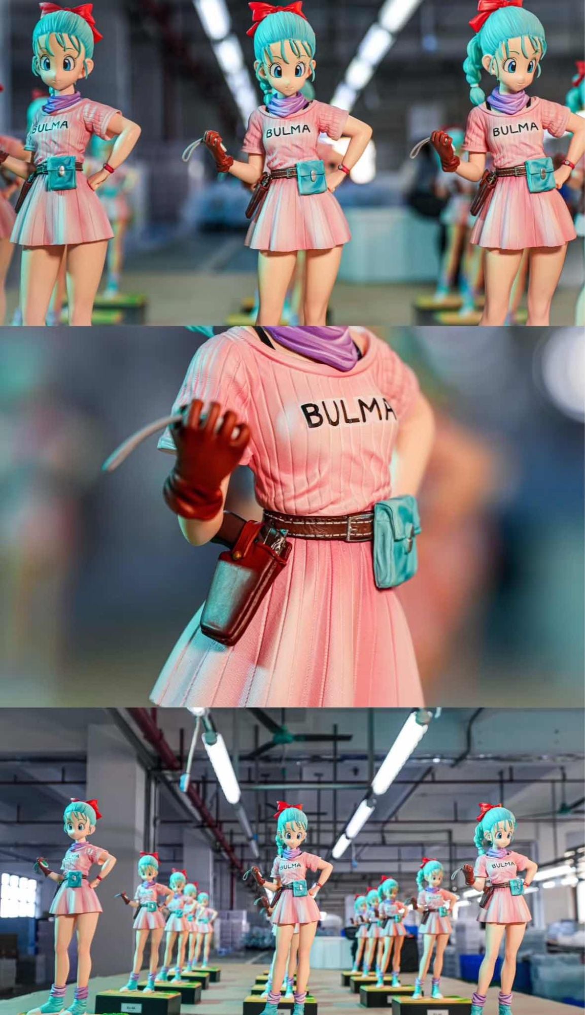 In Stock 30cm JT Studio Bulma Figure Dragon Ball Anime Figure Childhood Series PVC Statue Collection Model Ornament Gift Toy