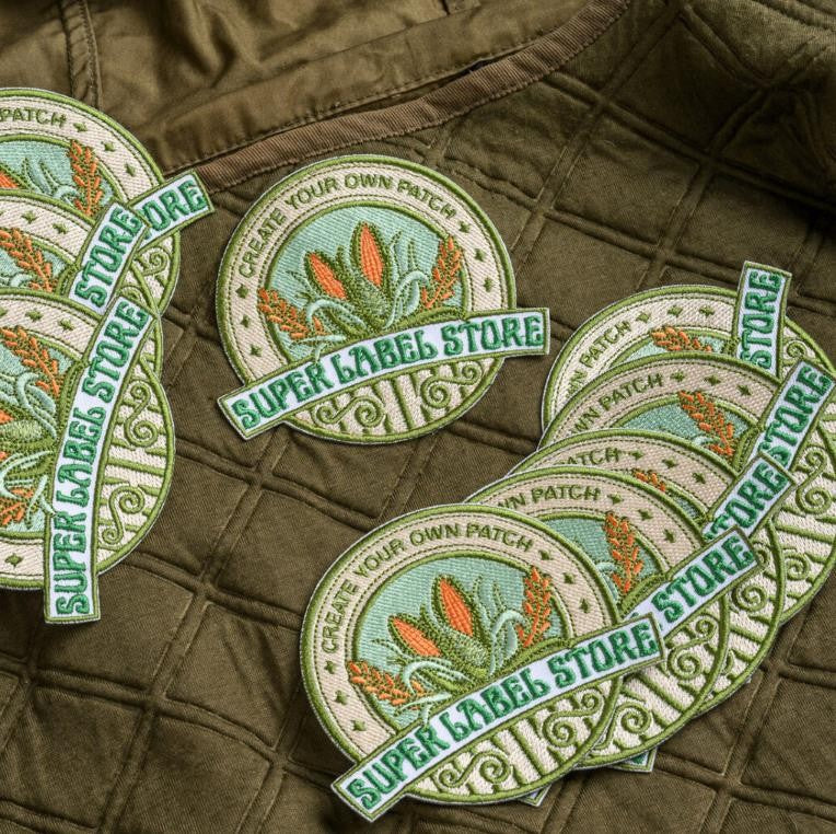 Custom Embroidery Patch Iron On Patches Logo Team Group Personalized DIY Fusible Patch Hook & Loop Patch For Clothing Moq 10pcs