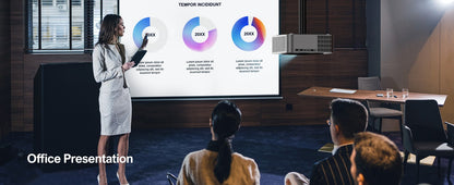 Projetor ULTIMEA Apollo P40 Full HD 1080P Nativo, Suporte a 4K, Projetor de Cinema Doméstico Inteligente com WiFi, Bluetooth e Foco Automático
