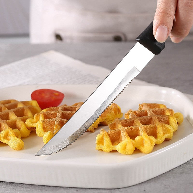 Stainless Steel Steak Knife Kitchen Utensils Cutlery Practical High Quality Plastic Handle Available In Dishwasher Peel Knife