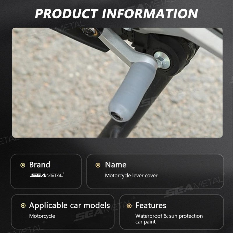 Capa para Alavanca de Câmbio de Moto BLALION Antifurto Sapatos de Silicone Autorretrátil Equipamento de Proteção para Pilotagem de Moto