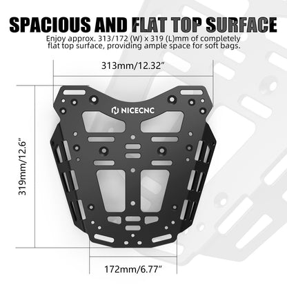 For Husqvana Norden 901 2022-2024 Luggage Rack Top Case Bracket Rack-Less Soft Luggage Tool Bag For 901 Norden 2022-2024