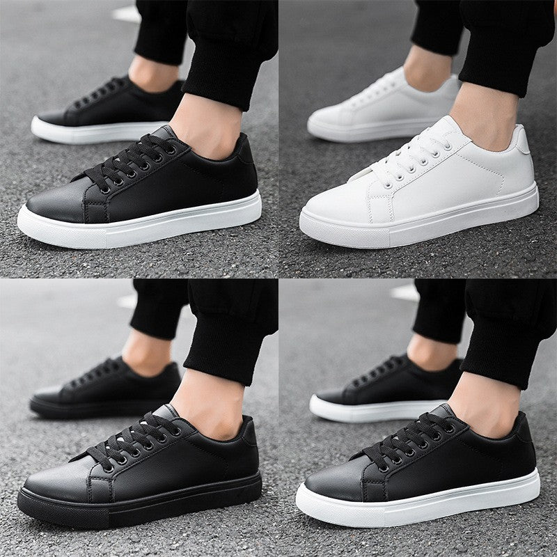 Sapatênis Masculino Mocassim Macio Confortável Casual para Homens Preto Sólido Branco Tênis Masculino Novidade 2025