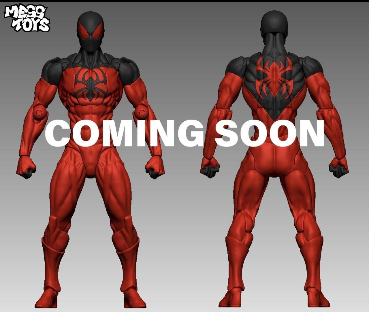 NOVO Boneco de Ação Spider de Brinquedo Anime Terno Preto Vizinho Symbiote Aranha Escarlate Kaine Parker Aranha Vermelha Preta
