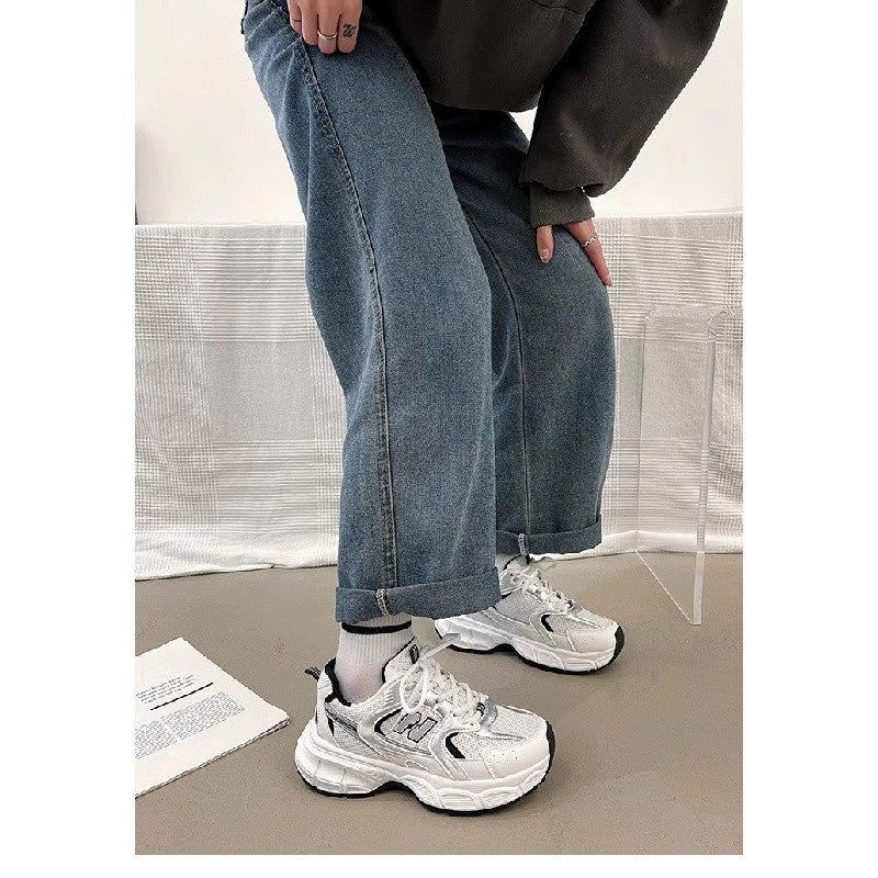 Women's Fashion Dad Shoes -Platform Mesh Running Sneakers?Breathable Casual Sports Shoes for Students?Everyday Training Shoes ?