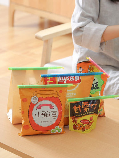 15Pcs/10Pcs Set Bag Clips Food Snack Bags Sealing Clips Seal Stick Food Preservation Sealer Reusable Kitchen Storege Organizer