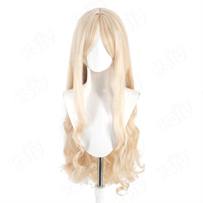 Yurizono Seia Cosplay Clothing Wig Fiber synthetic wig?HSIU ?Full Costume Skirt Set Yellow Long Wig Game Blue Archive cosplay