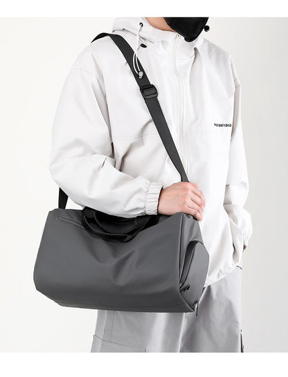 Zipper Large Capacity Oxford Travel Bags Solid Fitness Bags Thickened Fabric High Capacity Waterproof Luggage Sports Bags