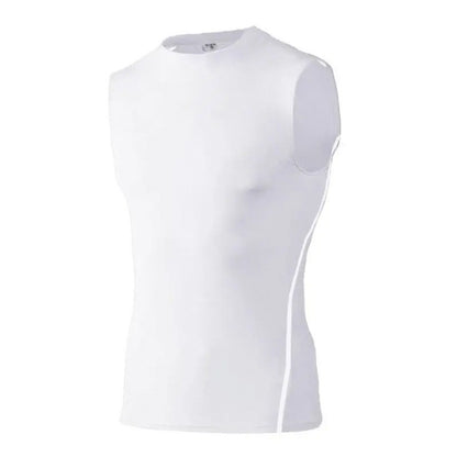 1pcs Men Vest Running Shirt Boys Soccer Shirts Men's Jersey Sportswear Mens Jogging Quick Dry Compression Fitness Top clothe