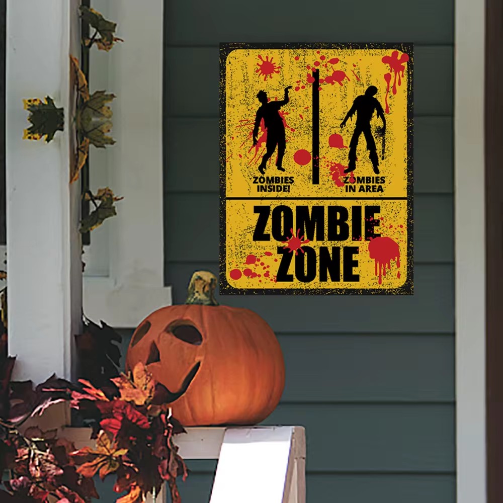 Halloween Party Decoration Wall Horror Night Mural Stickers Bloody Stickers Bathroom Toilet Stickers Parody Glass Horror Sticker