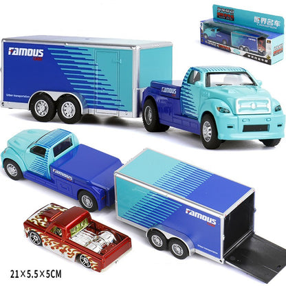 Caminhão Scania Contêiner 1:64 Caminhão Contêiner Americano Liga de Metal Diecast Modelo de Carro Veículos em Miniatura Colecionáveis Hobby Presente