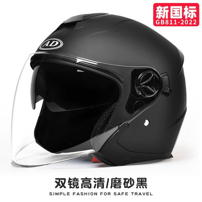 GB Certified Electric Car Helmet Ladies Winter Warm Battery Car Helmet Four Seasons General Motorcycle Half Helmet Male