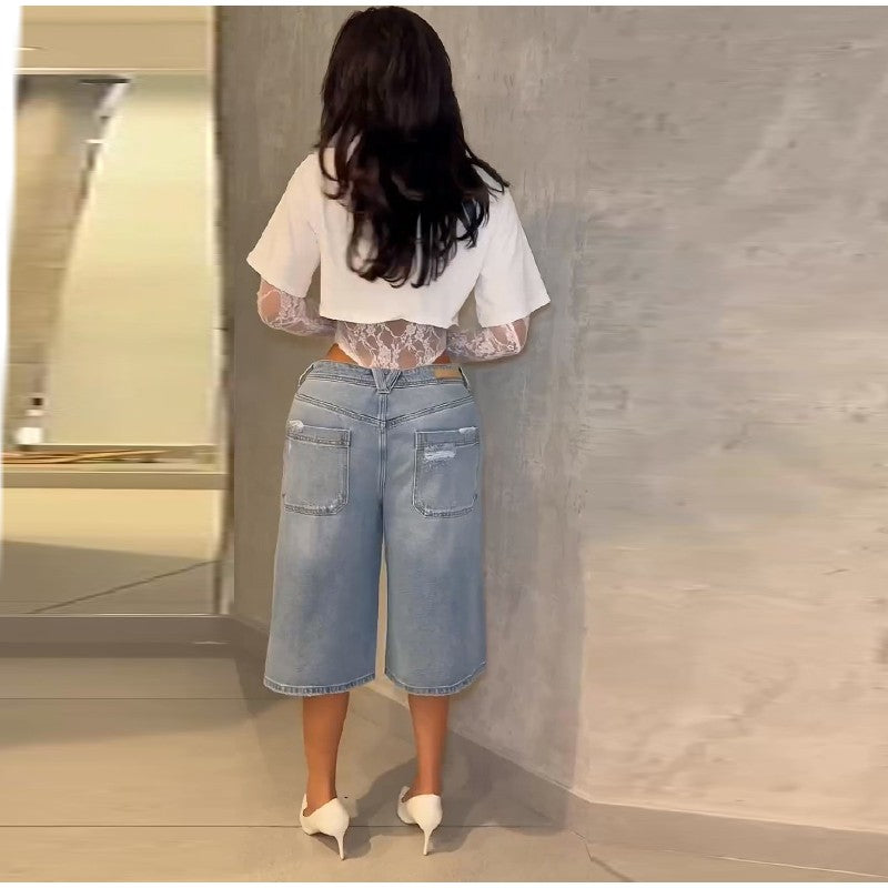 Women Crop Top Sheer Lace Bodysuit Short-Sleeve Layered 2025 Fashion Summer Sexy Outfit Trendy Party Chic Edgy Hot Lady Vestido