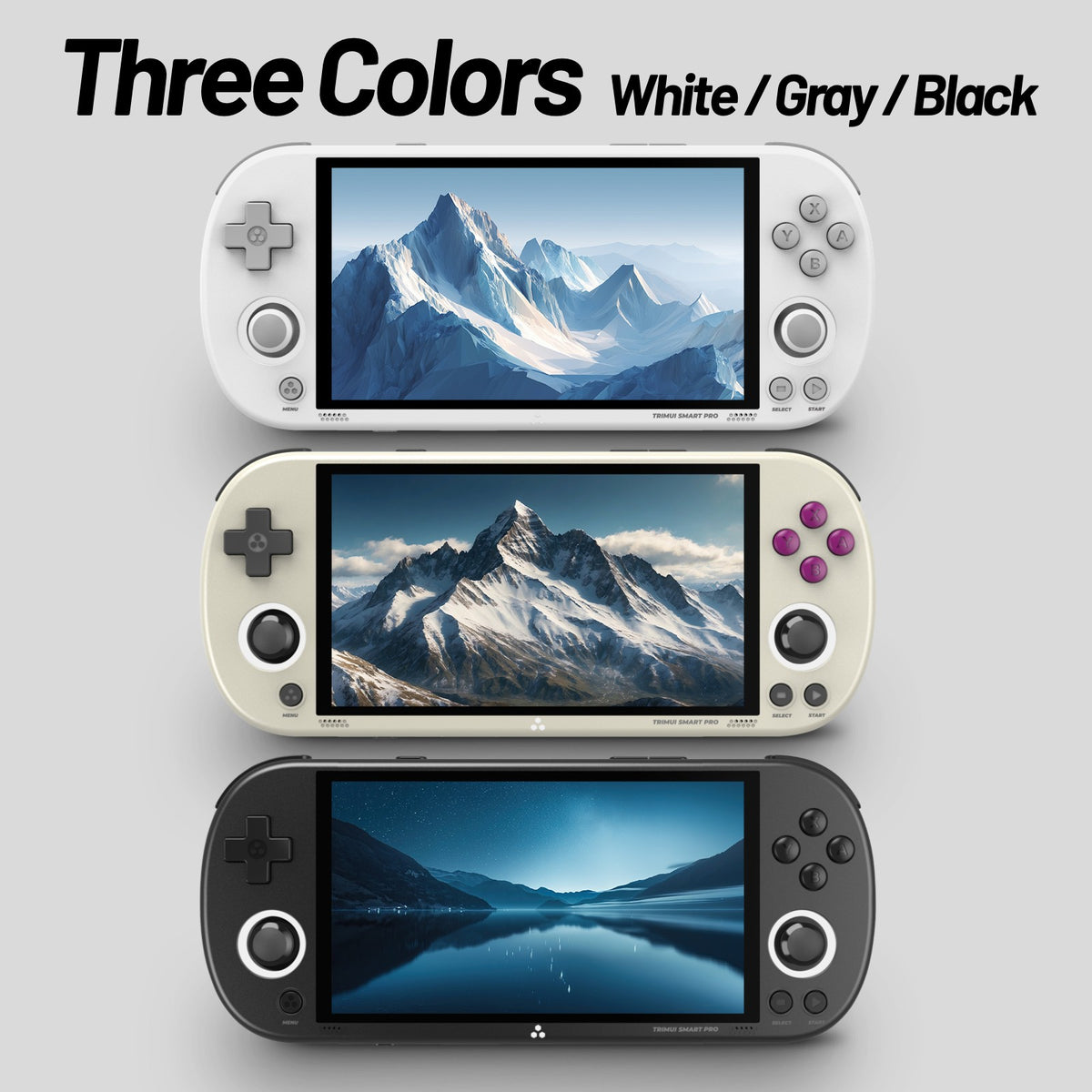 TRIMUI SMART PRO Open Source Retro Handheld Emulator 4.96" IPS 5000mAh Linux 26+ Emulators RGB Joystick Type-C Gift Joystick RGB
