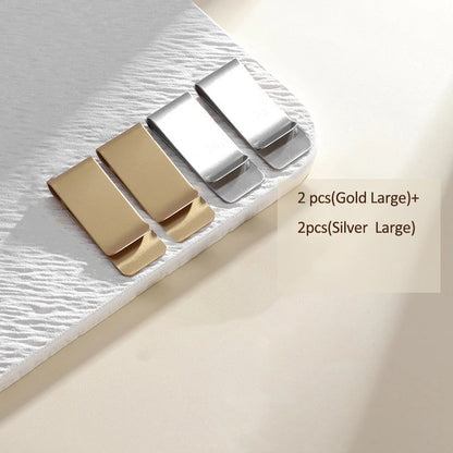 Metal Paper Clip For Notebook Bookmark Tool Book Paper Clips Office School Reading Supplies Multi-purpose Clip