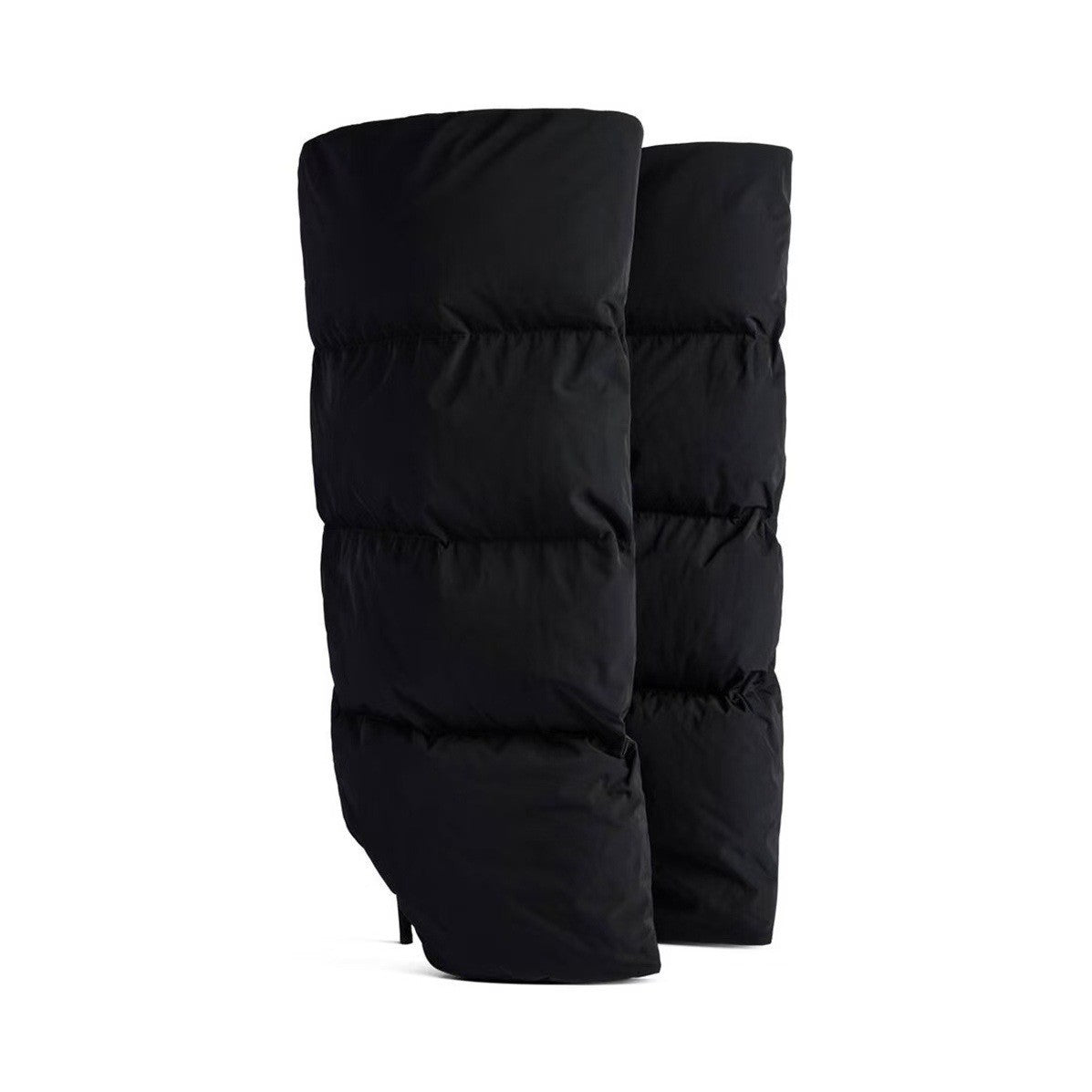 2024New Designer Slender High Heels Knee Length Women's Boots Fashion Walk Party Women's Large Mid Size Boots Autumn and Winter