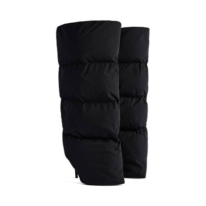 2024New Designer Slender High Heels Knee Length Women's Boots Fashion Walk Party Women's Large Mid Size Boots Autumn and Winter