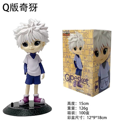 13cm Anime Figures Hunter X Hunter Killua Qposket Colecionável Pvc Brinquedos Action Figure Desenho Boneca Decoração De Mesa Modelo De Presente