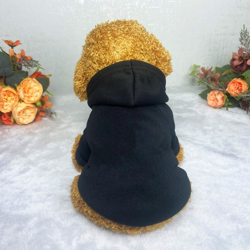 Moletom com Capuz de Inverno para Cães, Blusão Esportivo Quente, Roupa para Cães Pequenos, Médios e Grandes, Moletons com Capuz para Filhotes