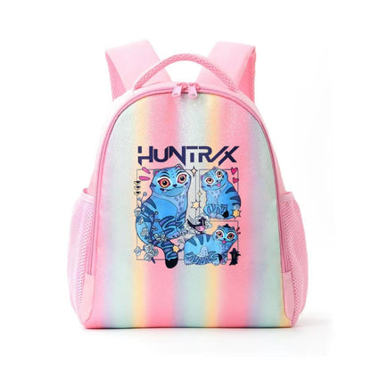 Mochila de Caçadores de Demônios KPop Estampa de Desenho Animado Anime Bolsas de Ombro para Estudantes Organizador de Papelaria Grande Capacidade Presentes de Volta às Aulas