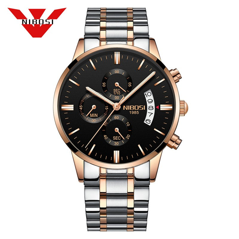 NIBOSI Mens Watches Top Brand Luxury Famous Men's Dress Watch Fashion Casual Military Quartz Wristwatches Saat Relogio Masculino