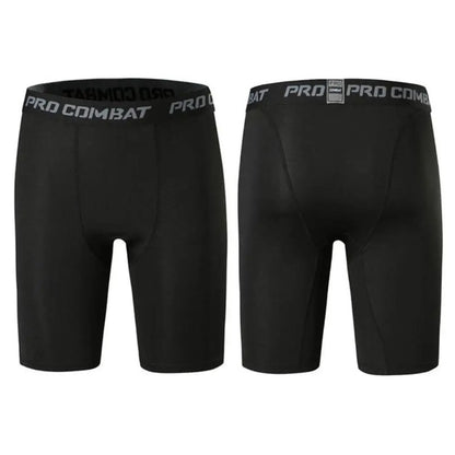 2025 New Men's Sports Leggings, Fitness Elastic Compression Leggings, Quick Drying Shorts, Running Training Elastic Shorts