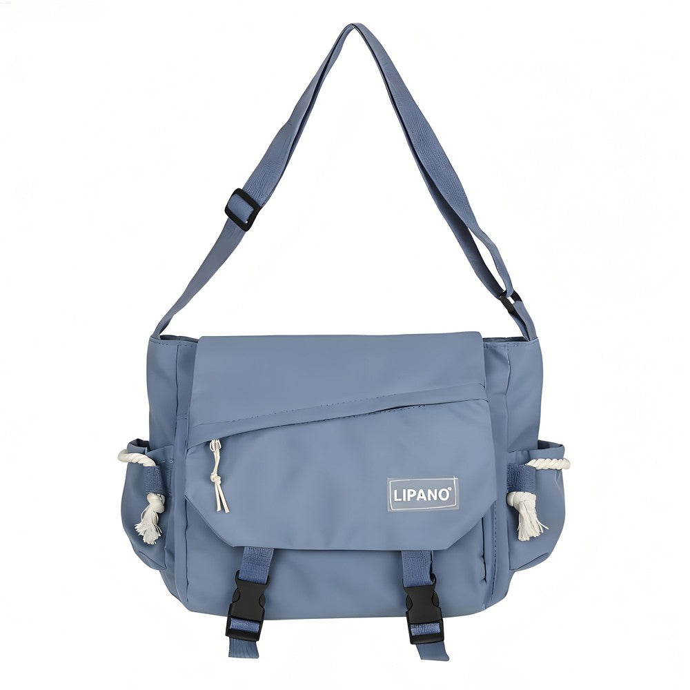 Shoulder Bag Large Capacity Crossbody Bag Retro Workwear Postman Bags for Women Nylon Handbags