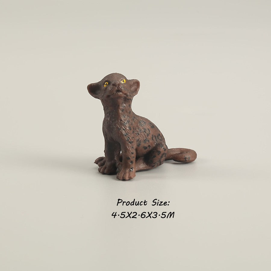 Brinquedos de Figuras de Animais Selvagens Leão Tigre Leopardo Pantera Guepardo Brinquedos de Plástico Animais da Selva Bonecos de Ação Presentes para Crianças