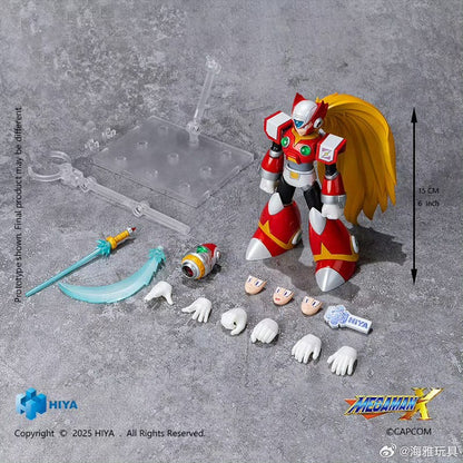 [Pré-Venda] 14,5CM HIYA Escala 1/12 5,7 Polegadas Action Figure Exquisite Basic Series Mega Man X Series Zero Anime Toy