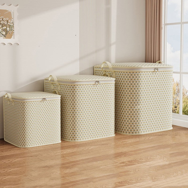 Extra Large Storage Bag - Multifunctional Bedding, Clothing, And Underwear Storage Bag With Zipper, Under Bed Storage Bag