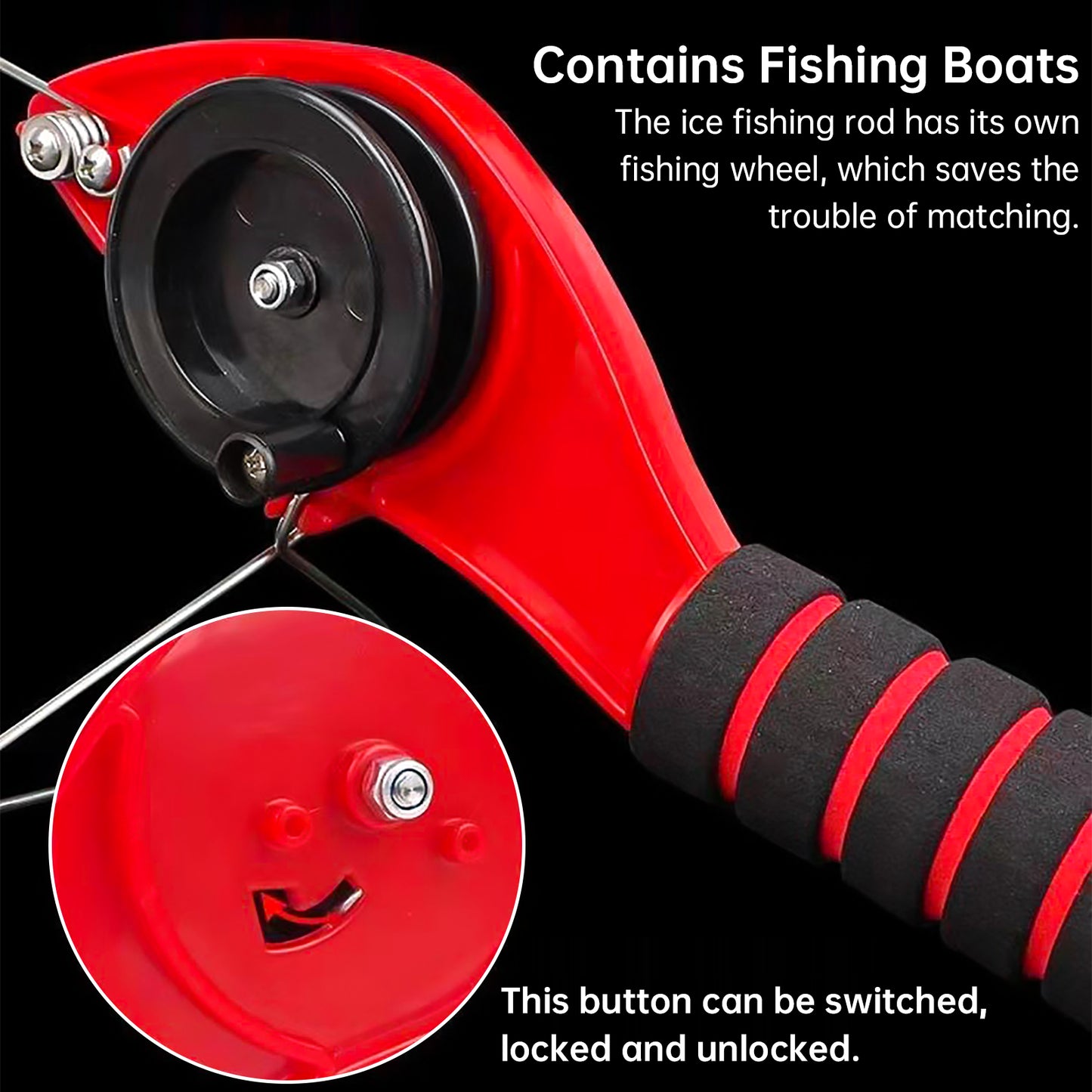 Mini Handheld Portable Ice Fishing Rod, Small Fishing Rod Fishing Equipment