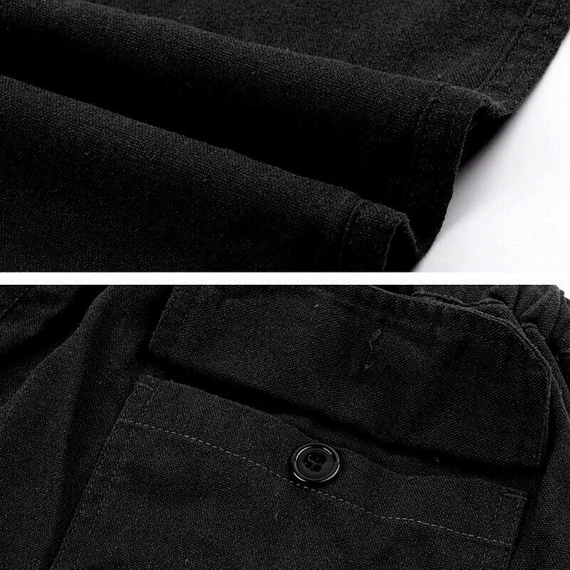 Fashion Mens Linen Wide Pants Korean Trousers Oversize Sports Streetwear Male Spring Yoga Pants Casual Men Clothing Sweatpants