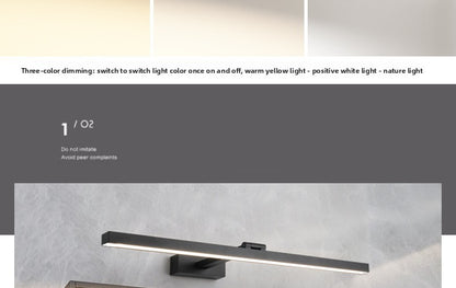 Led Mirror Headlight Bathroom Easy installation Nordic Bathroom Mirror Cabinet Mirror Light Hotel Aisle Painting Headlight