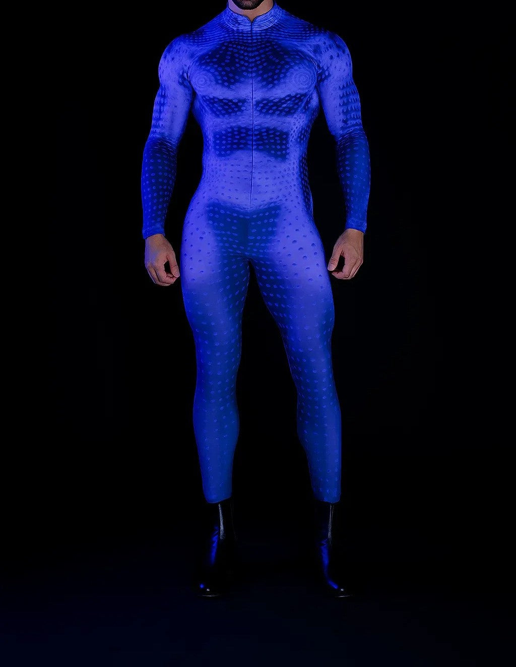 Halloween Lizard Bodysuit Men's Unique Muscle Series Holiday Jumpsuit Carnival Costume Adult Roleplay Party Masquerade Ball Set
