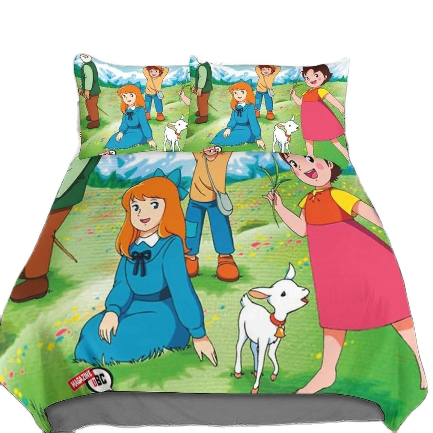 Heidi Bedding Set,Heidi The Girl From The Alps Bedding,Heidi and Family Duvet Cover Set,Bedroom Decoration