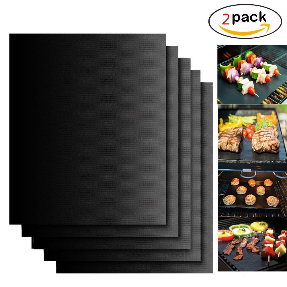 1/5/10pcs BBQ Grill Mat 40X33CM Non Stick Barbecue Grill Liners Oven Grill Foil Barbecue Liner Mat Kitchen Tools Accessories 50%