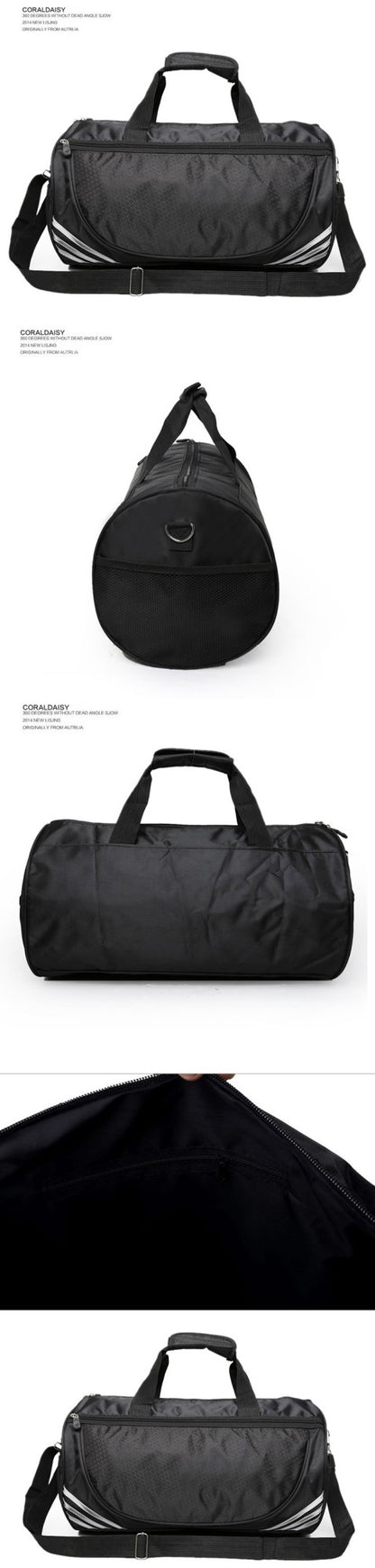 Unisex Waterproof Nylon Travel Handbag Men Weekend Shoulder Bags Vintage Casual Duffel Weekend Bag Women Overnight Packing Cubes