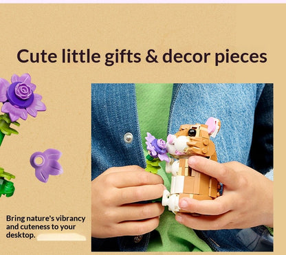 Série Lego Bloco Criativo Multifuncional 31376 Hamster Fofo Quebra-Cabeça de Blocos de Montar para Meninos e Meninas Presente de Brinquedo