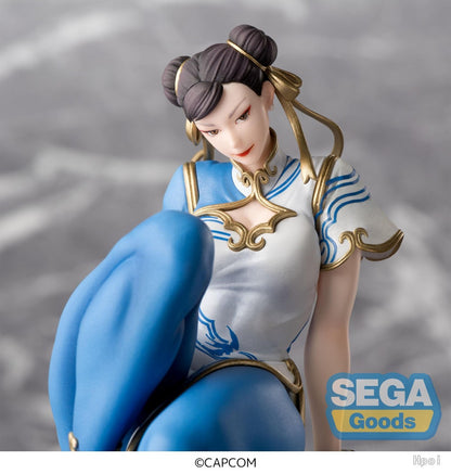 Figura SEGA Street Fighter 6 Chokonose Premium Ryu/Chun-Li Coleção de Brinquedos Presentes Modelo Enfeites Estátua
