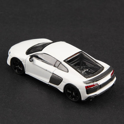 Massdi 1:64 Audi R8 V10 Coupe Performance 2022 Carro Modelo Liga Miniatura Supercarro Veículo Diecast Brinquedo