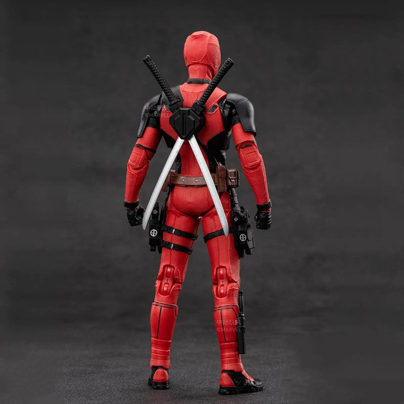 New ZD Toys Deadpool & Wolverine Model 7in 1/10 Action Figures Deadpool Model Marvel Superheroes Collection Ornaments Boys Gifts