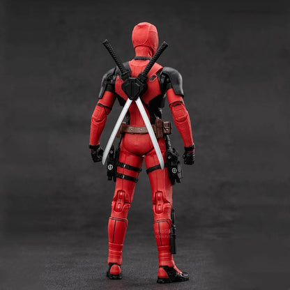 New ZD Toys Deadpool & Wolverine Model 7in 1/10 Action Figures Deadpool Model Marvel Superheroes Collection Ornaments Boys Gifts