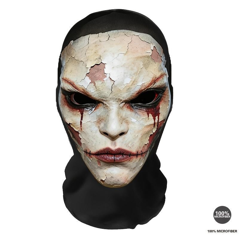Breathable Mesh Full-face Mask. Perfect for Halloween, Christmas, Valentine's Day, and Themed Parties