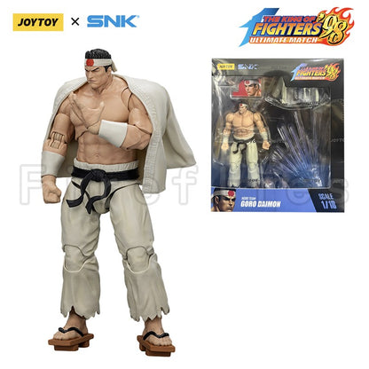1/18 JOYTOY Action Figure SNK KOF 98UM Hero Team Kyo Kusanagi Goro Daimon Benimaru Nikaido Anime Model Toy