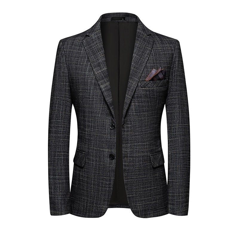 2025 Men's Slim Fit Business Casual Blazer High Quality Fashion All-in-One Banquet Korean Style Handsome Trend for All Seasons