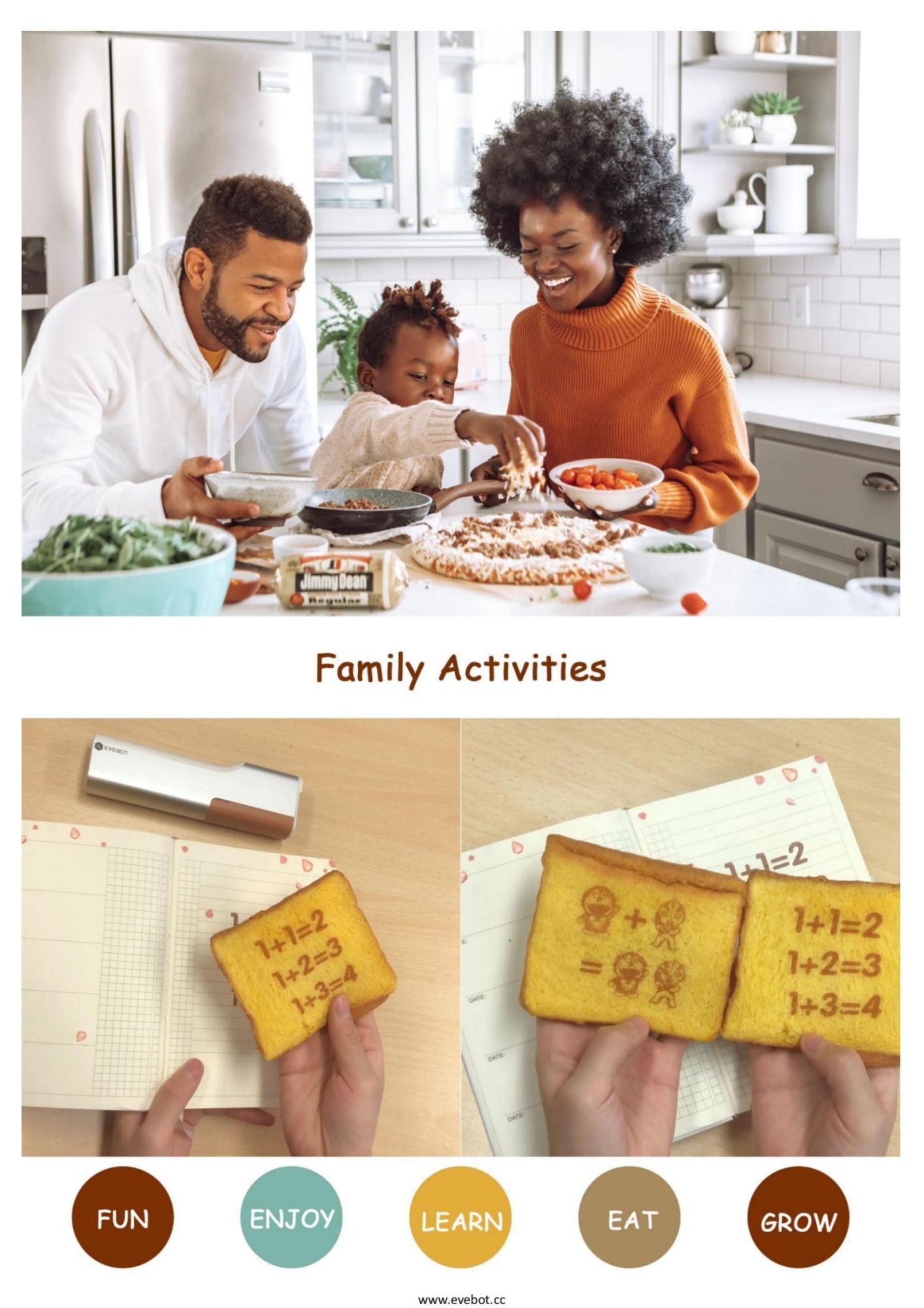 Coffee Latte Art Inkjet Printer EVEBOT for Bakery Coffee Shop Pubs Handheld Printers HD Printing On Food With Positioning Plate