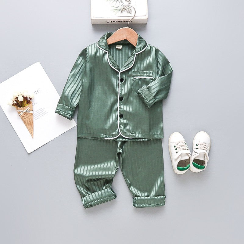 Conjunto de Roupas de Bebê Primavera Outono Meninos Pijama Infantil Camisa Manga Longa Calça 2 Peças/Conjuntos Roupa de Dormir para Crianças Fantasia Infantil