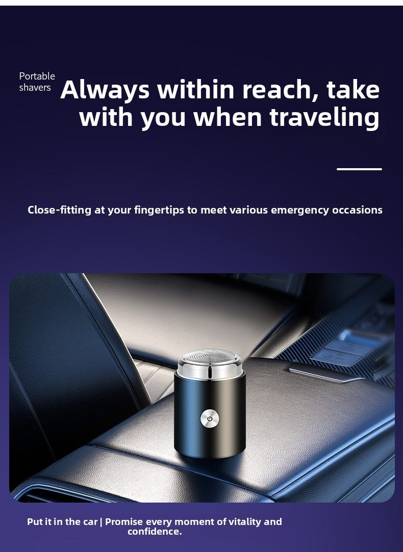 Men's shaver USB charging wireless stainless steel blade ultra long standby portable shaver waterproof travel shaver